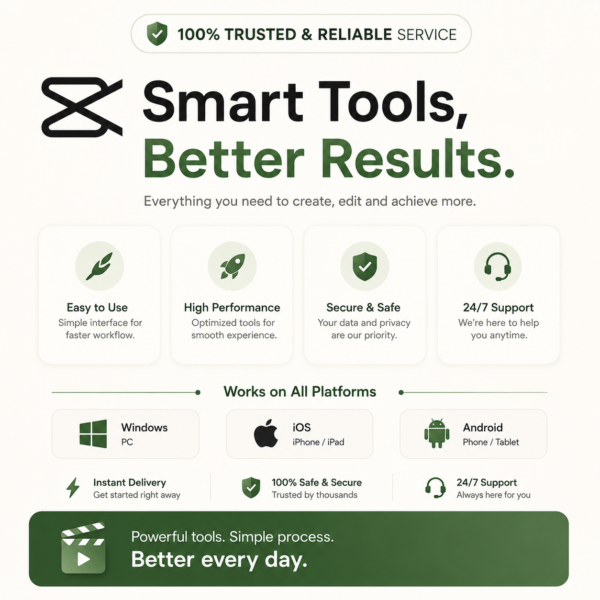 Professional Video Editing Toolkit for PC, iOS & Android, Lifetime Validity