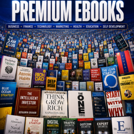 12,000+ Premium eBooks bundle