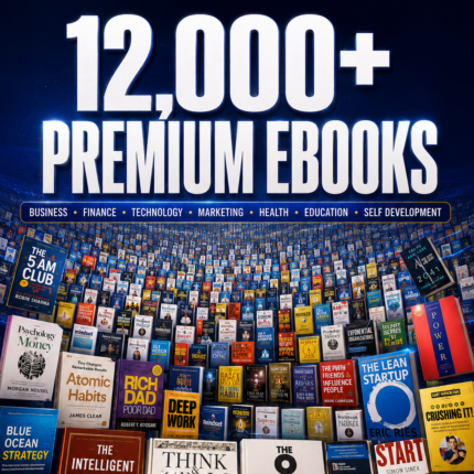 12,000+ Premium eBooks bundle